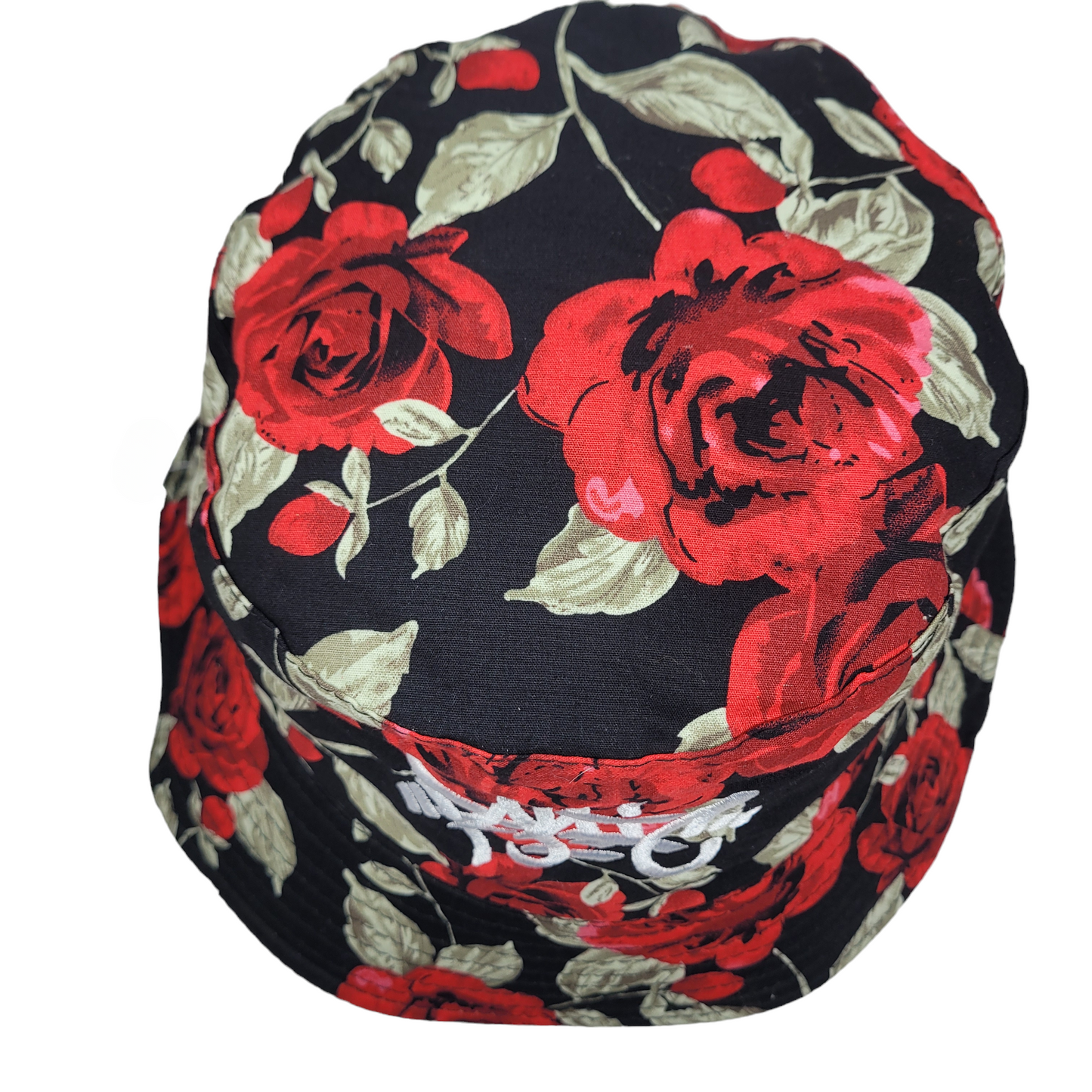 THE ROSES FLORAL BUCKET HAT IN BLACK