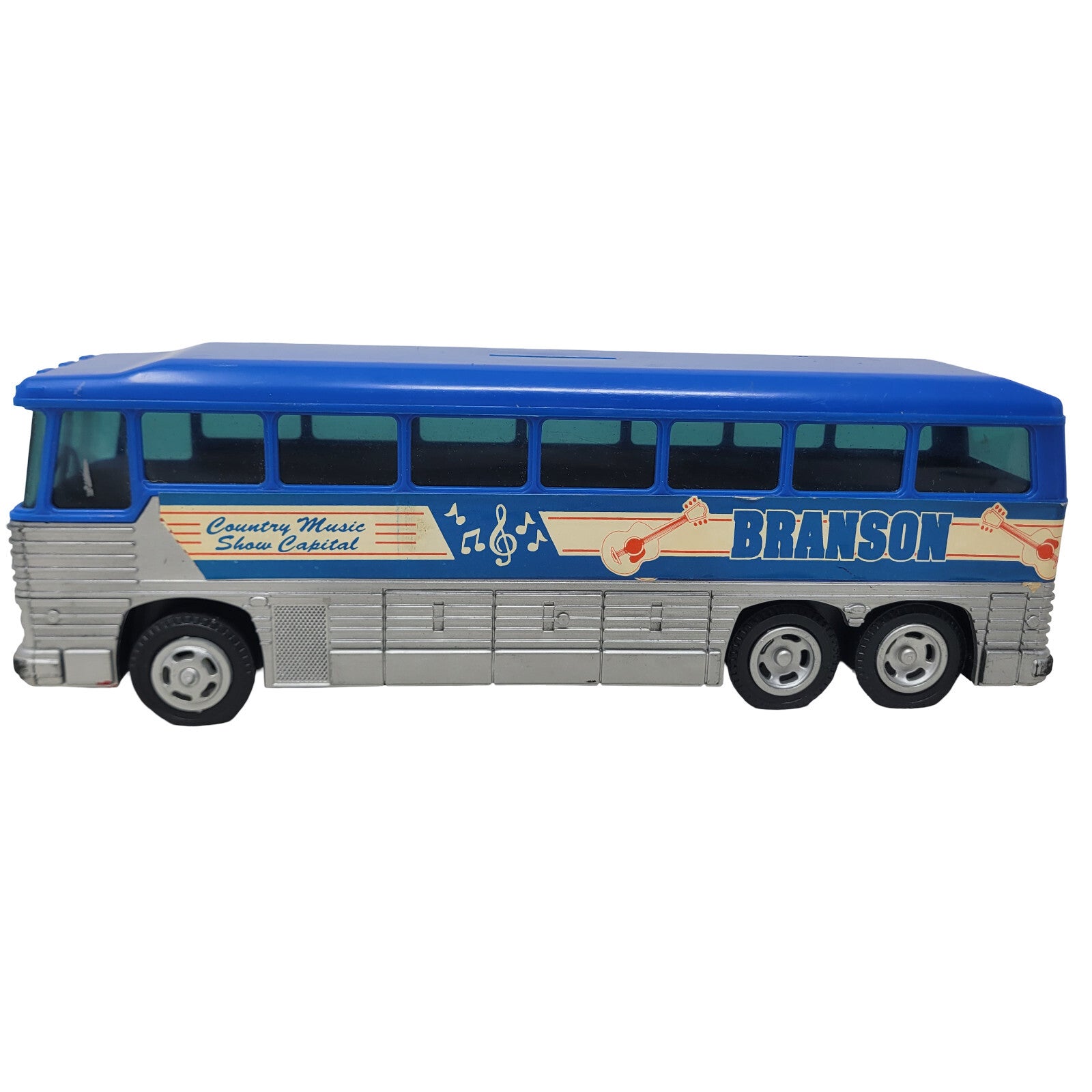 Branson Missouri Country Music Show Capital Vintage MCI Bus Plastic Coin Bank - Panic 39