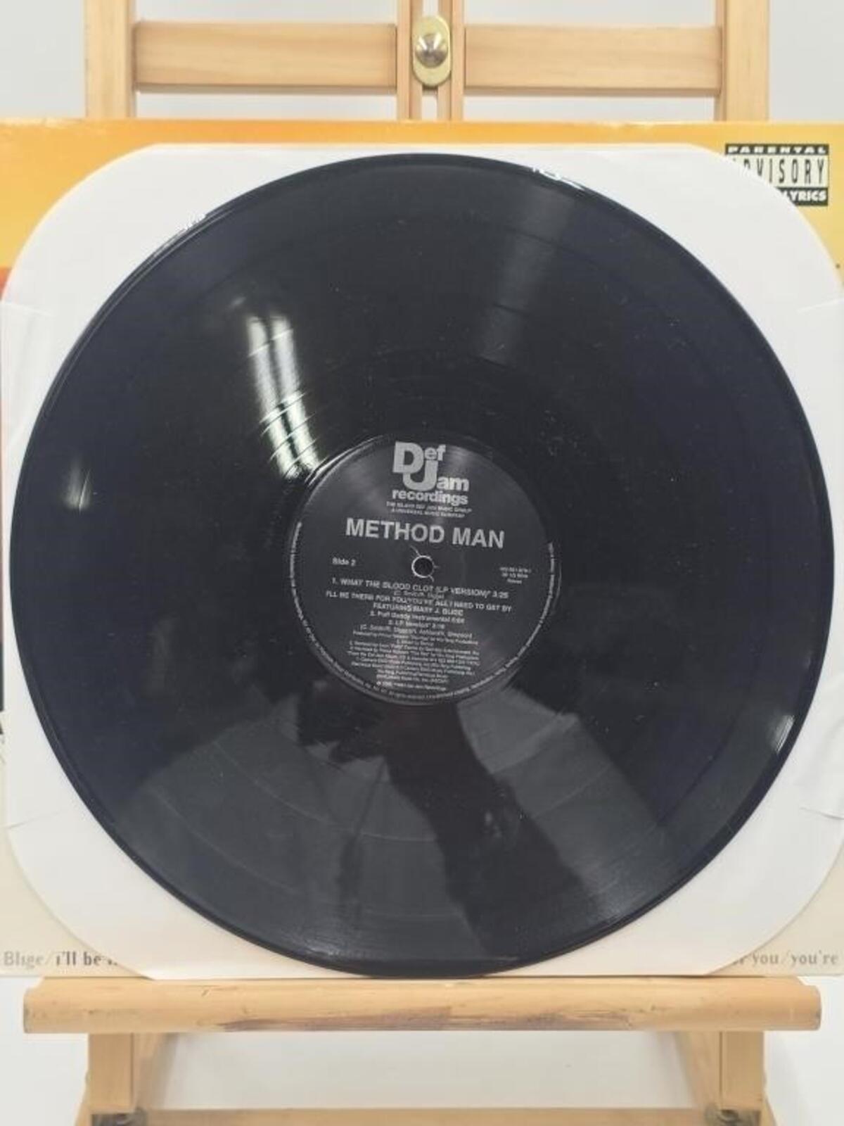 Method Man Signed "I'll Be There For You" Vinyl Autographed Record Wu Tang Clan - Panic 39