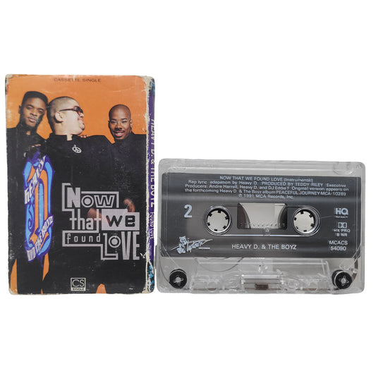 Heavy D & The Boyz Now That We Found Love Cassette Single 1991 MCA Uptown Rap RB