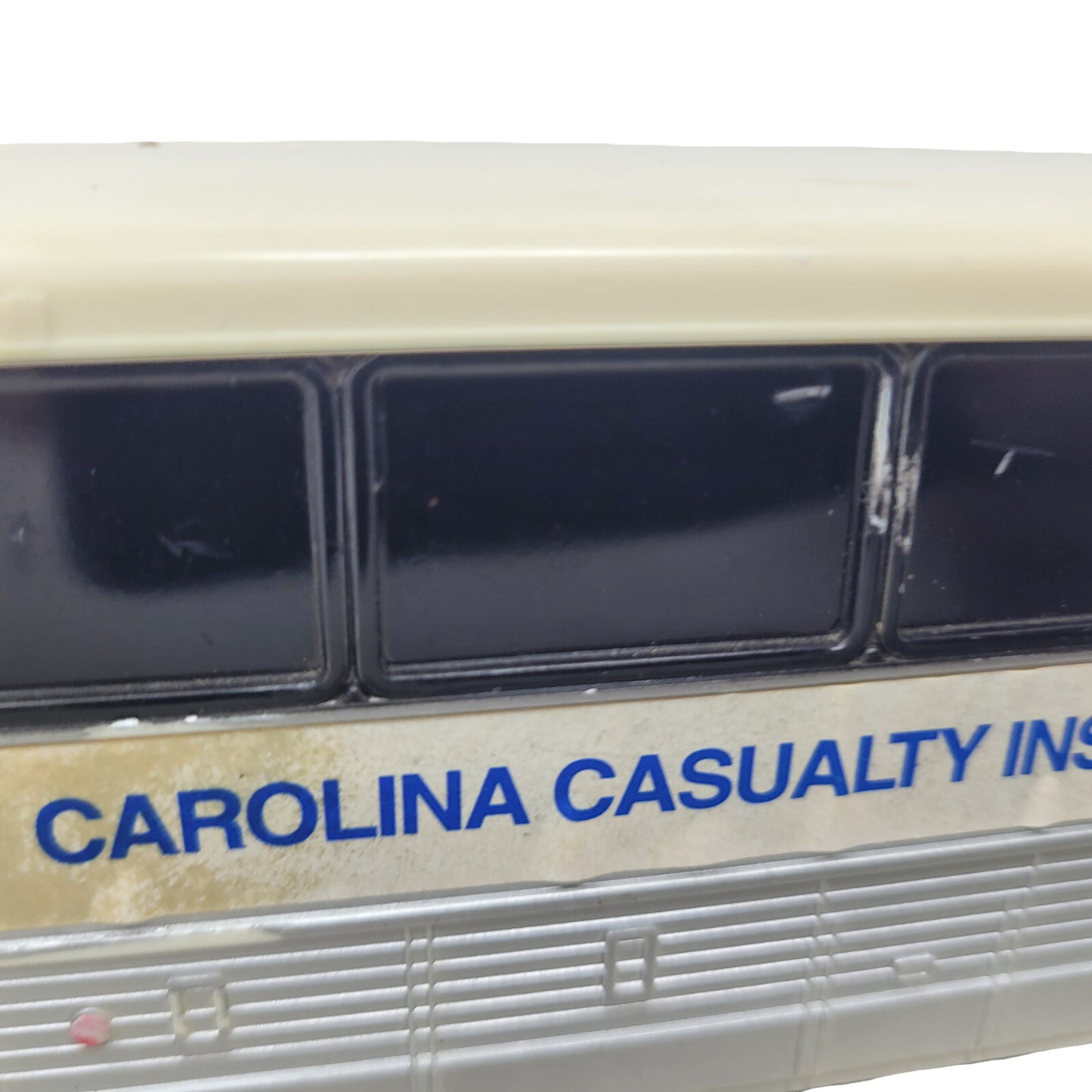 Carolina Casualty Insurance Vintage MCI Motorcoach Bus Plastic Coin Bank No 200 - Panic 39