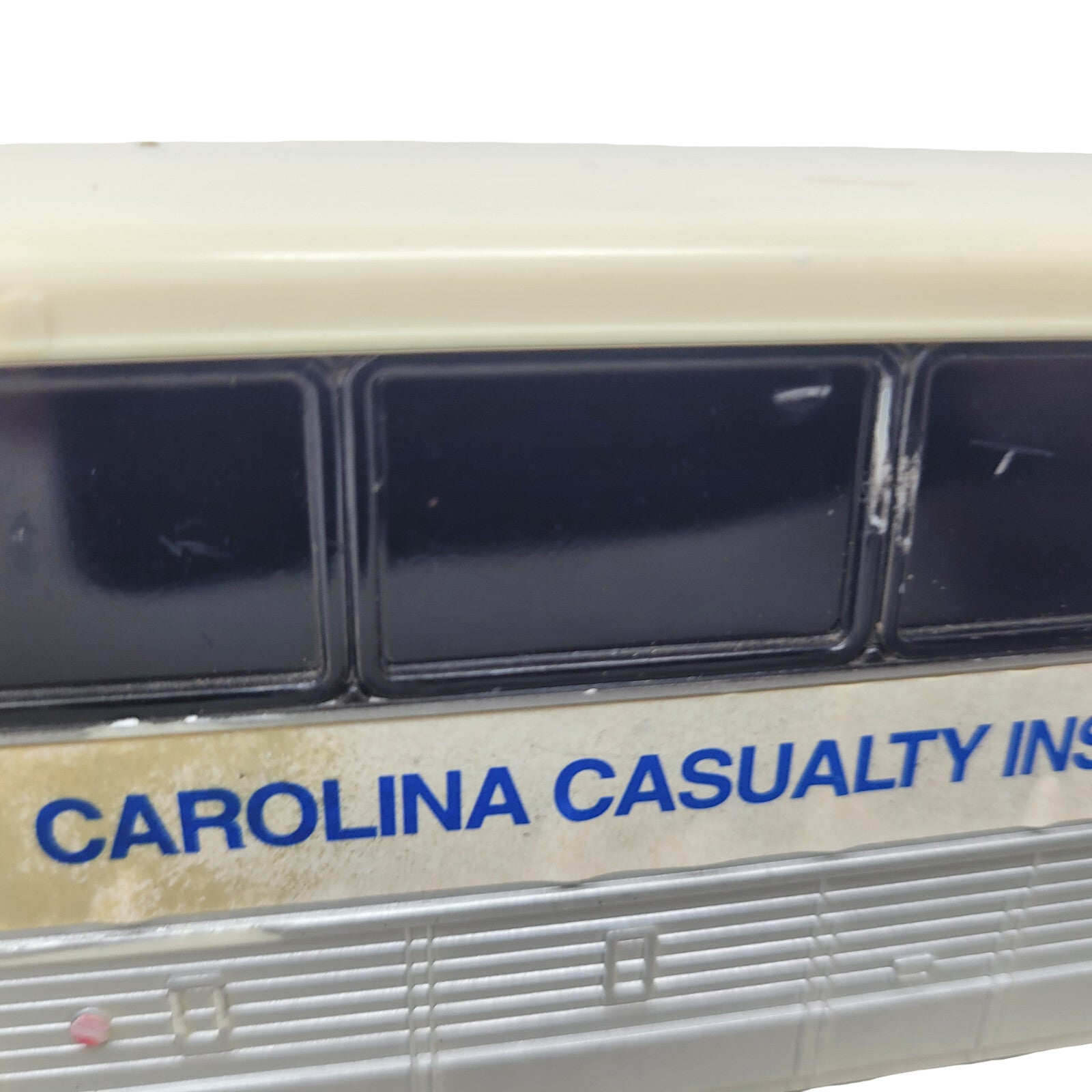 Carolina Casualty Insurance Vintage MCI Motorcoach Bus Plastic Coin Bank No 200 - Panic 39