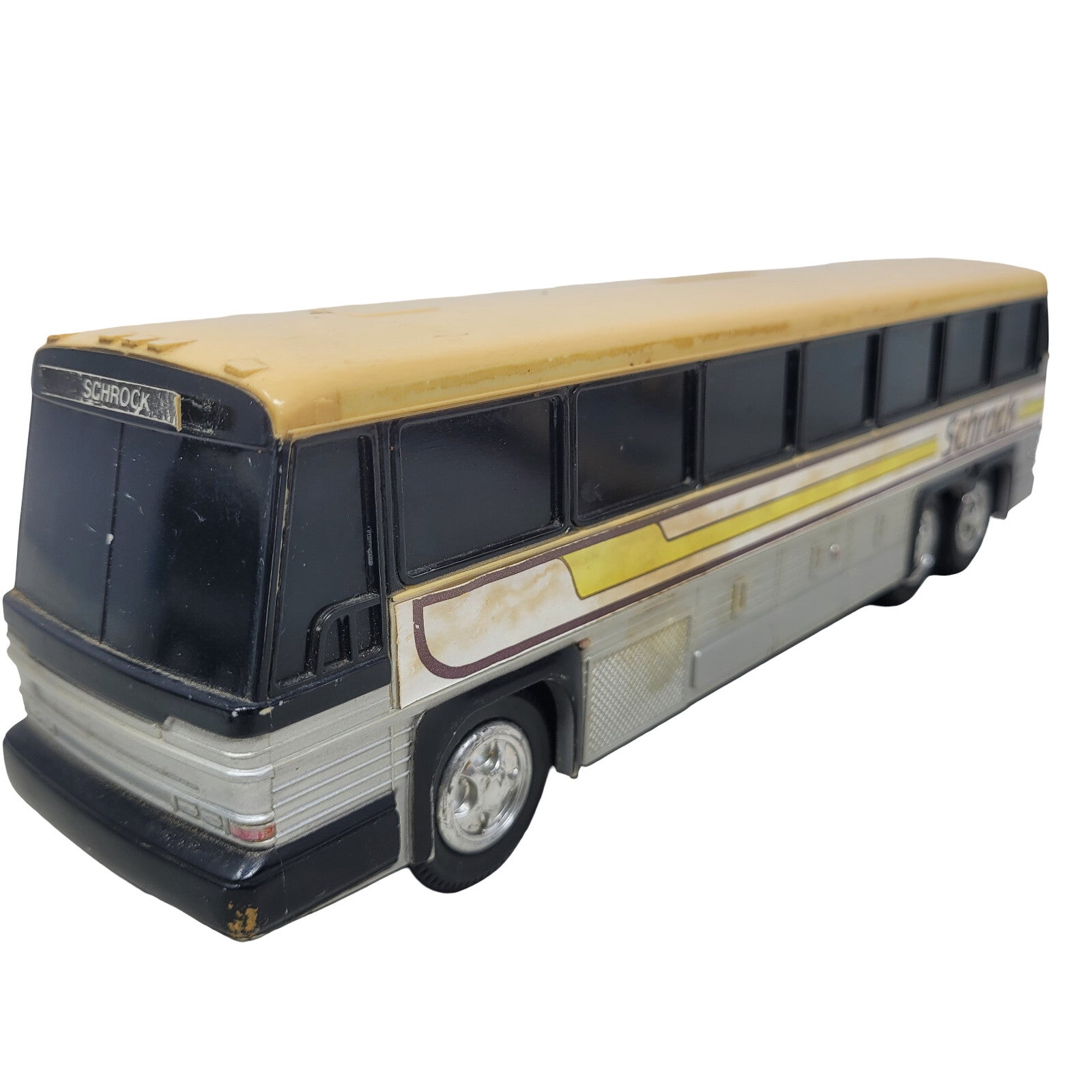 Schrock Charter Bus Vintage MCI Motorcoach Plastic Coin Bank Royal Coach No 200 - Panic 39