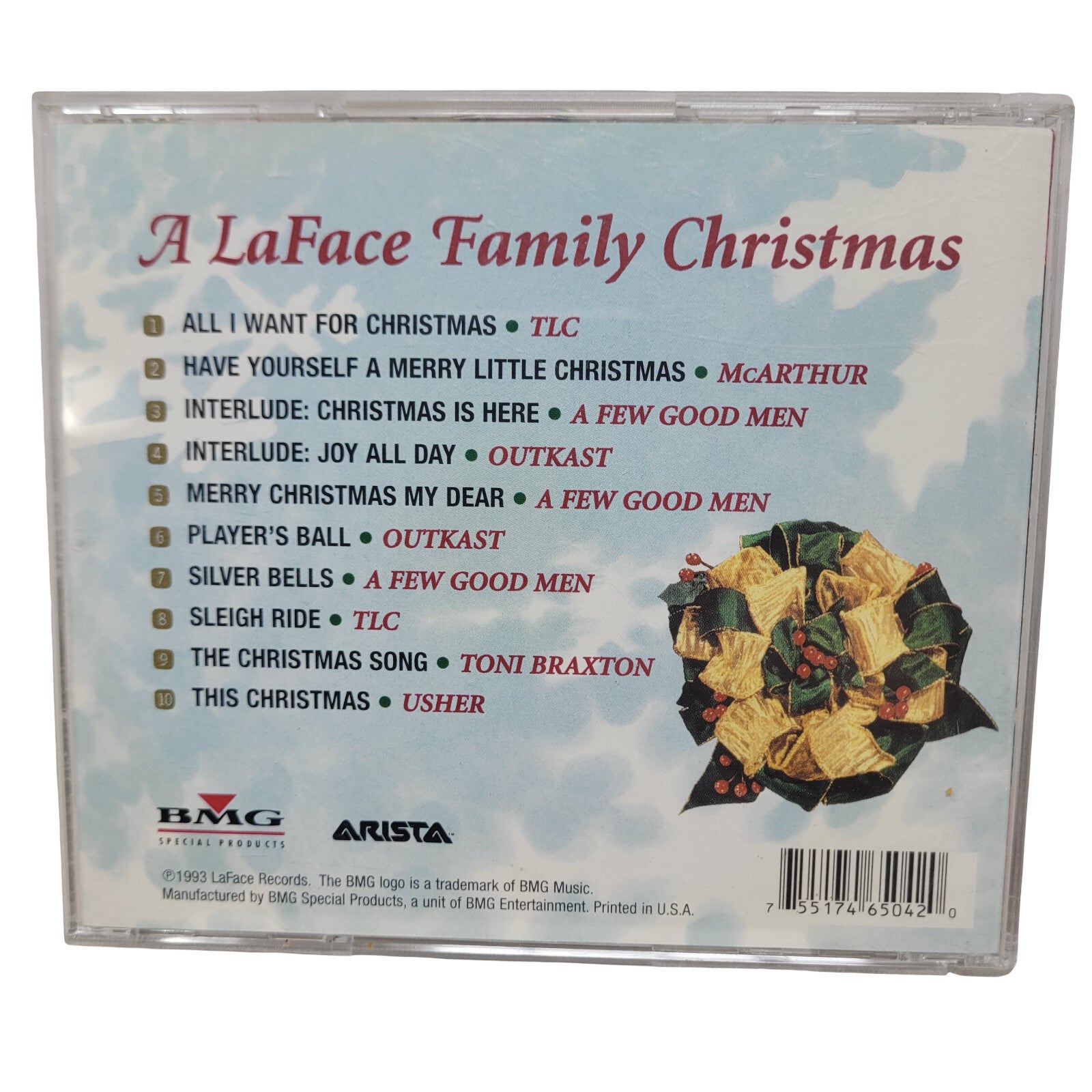 A LaFace Family Christmas CD 1993 TLC Outkast Usher Toni Braxton Holiday - Panic 39