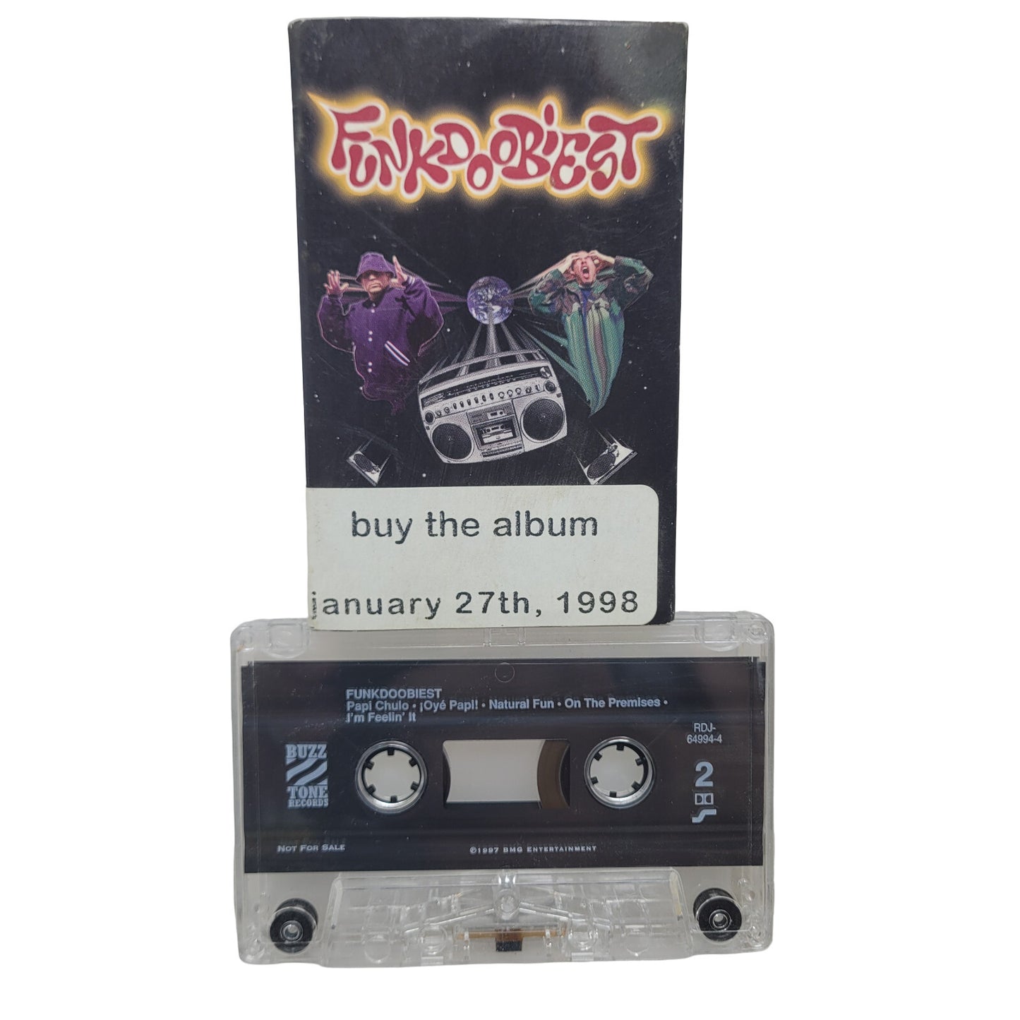 Funkdoobiest - Funkdoobie Radio (Promo) 5-Track (Troubleshooters) Cassette Oop!