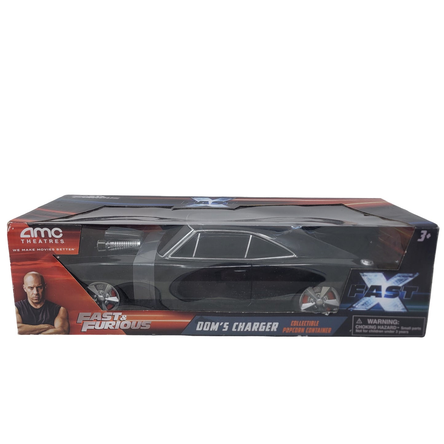 AMC Theatres Fast X Dom's Dodge Charger Collectible Popcorn Container Sealed - Panic 39