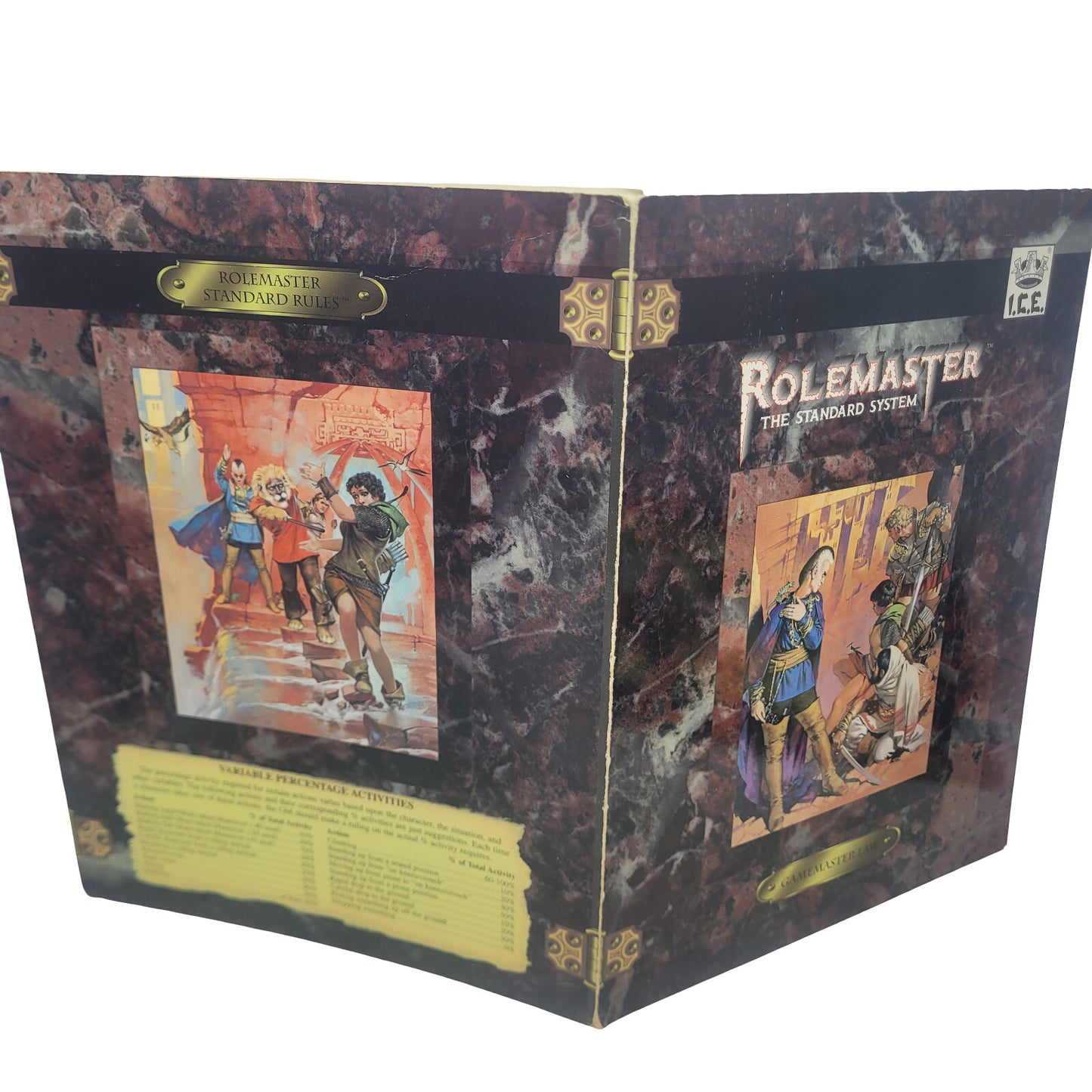 Rolemaster GM Both Spell & Gamemaster Law Screens Standard System #5502 I.C.E.