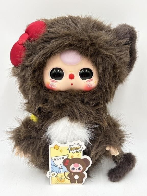 Baby Three Plush Toy 400% V3 Blind Box Monkey Boba Moveable Eyes - Confirmed - Panic 39