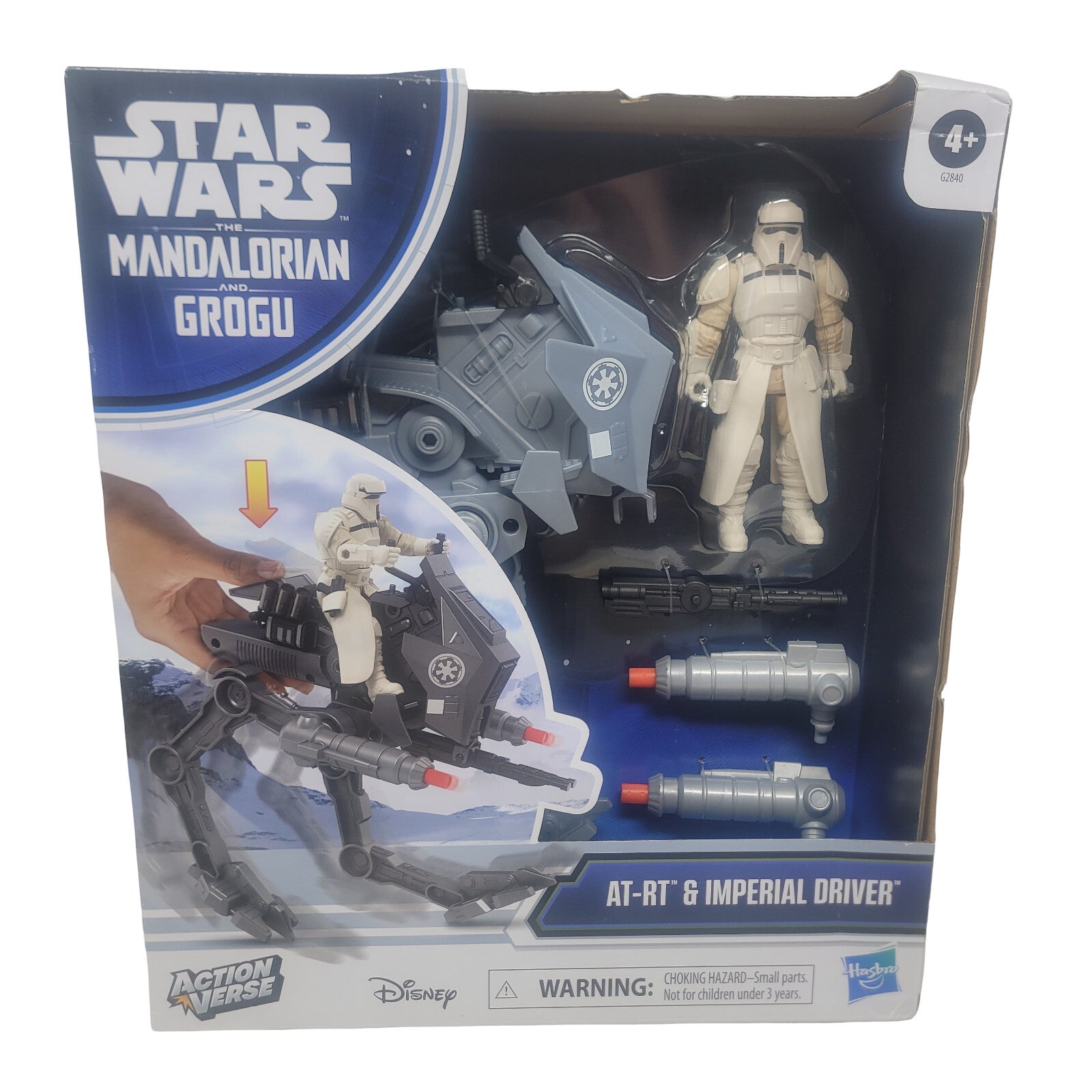 Star Wars Mandalorian and Grogu ActionVerse AT-RT Imperial Driver Set - Panic 39