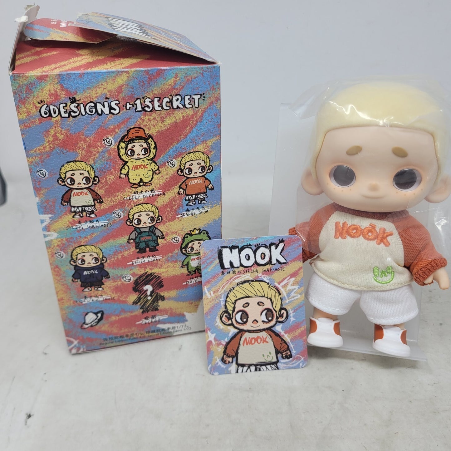 Nook Plush Doll Vinyl Doll Spring Snapshots Blind Box Collectible Toy 6" Figure