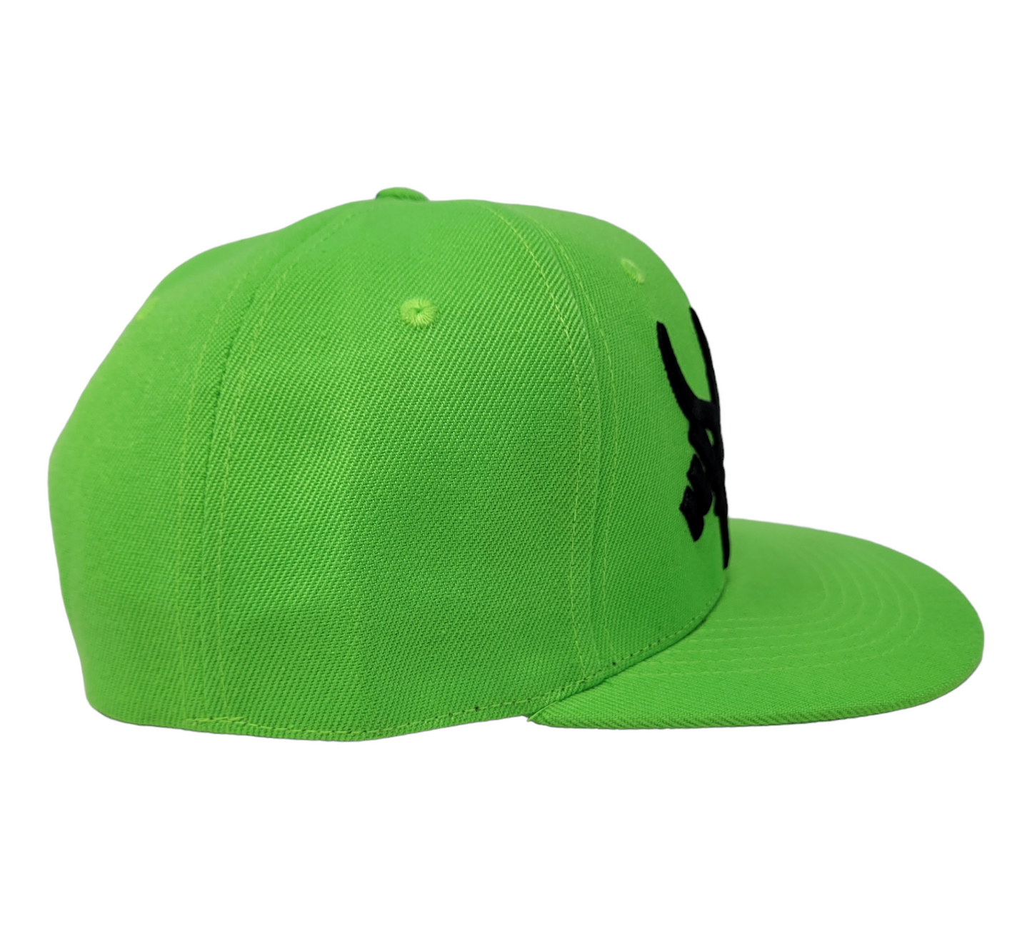 THE FLUORESCENT GREEN 3D TAG LOGO SNAPBACK BASEBALL HAT