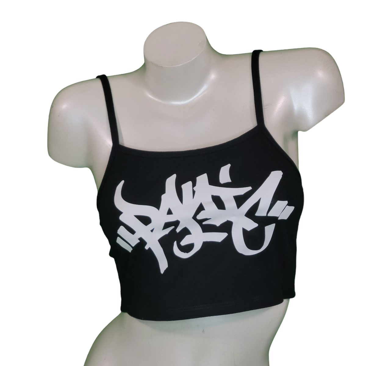 The Tag Logo Cropped Tank - Panic 39