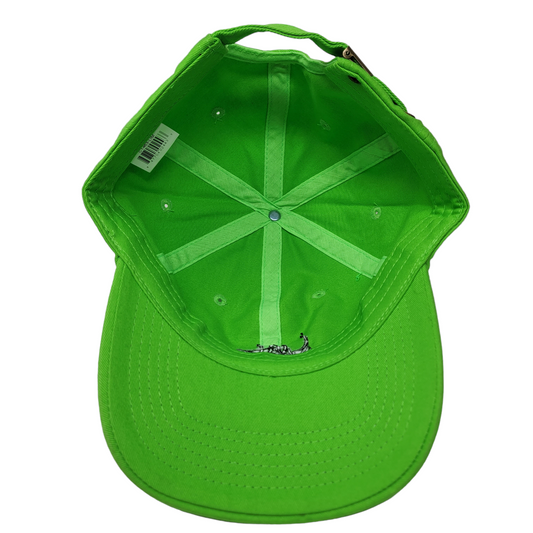 THE TAG LOGO DAD HAT IN BRIGHT GREEN