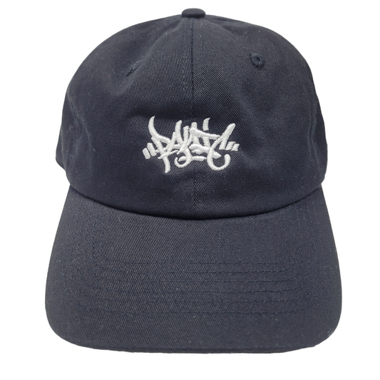 THE TAG LOGO DAD HAT IN BLACK