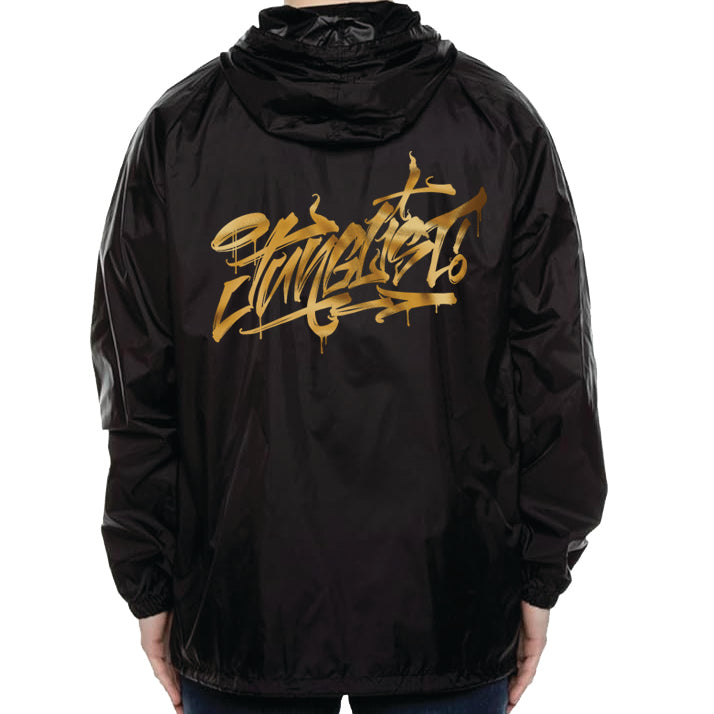THE JUNGLIST HALF ZIP NYLON WINDBREAKER - Panic 39