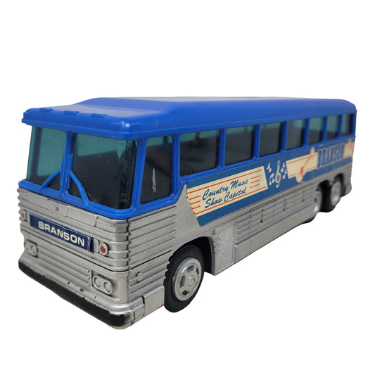 Branson Missouri Country Music Show Capital Vintage MCI Bus Plastic Coin Bank - Panic 39