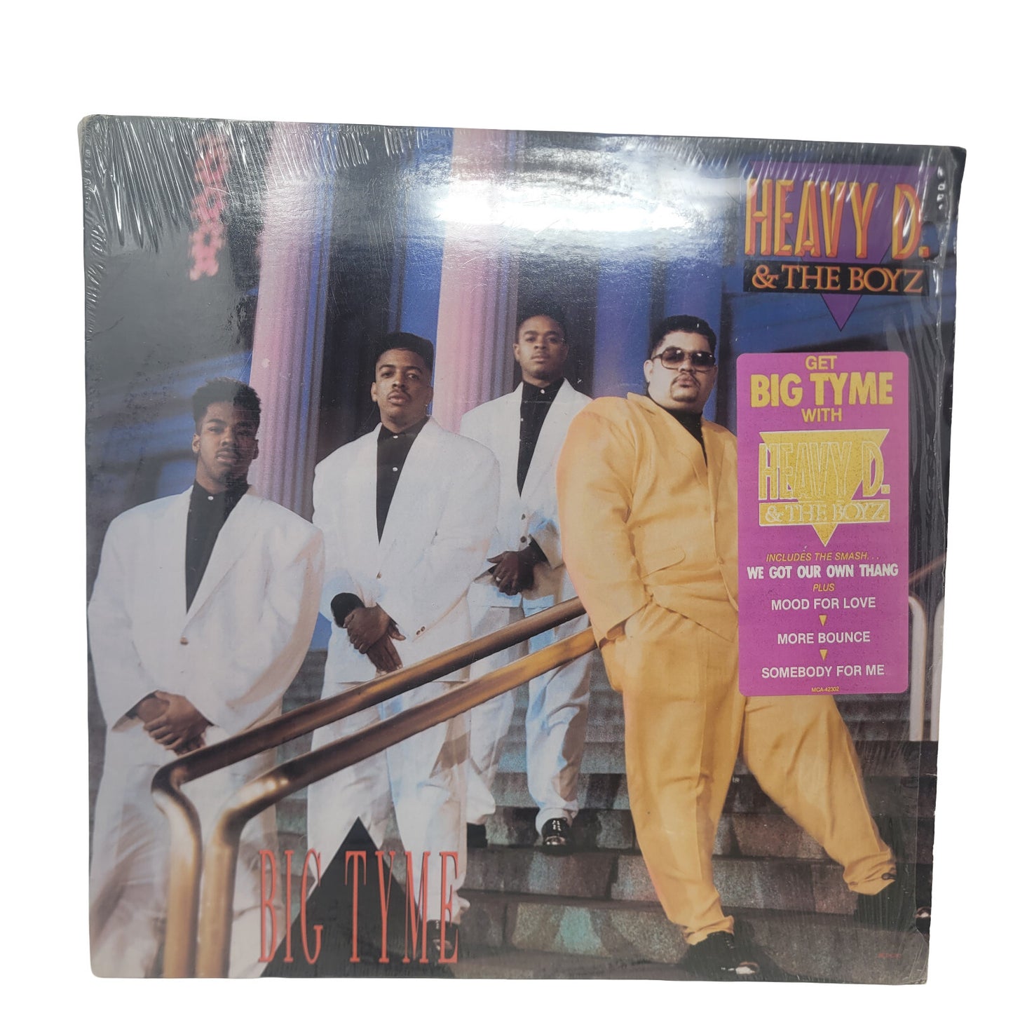 Heavy D. & the Boyz Big Tyme LP Vinyl 1989 MCA Records Hip Hop