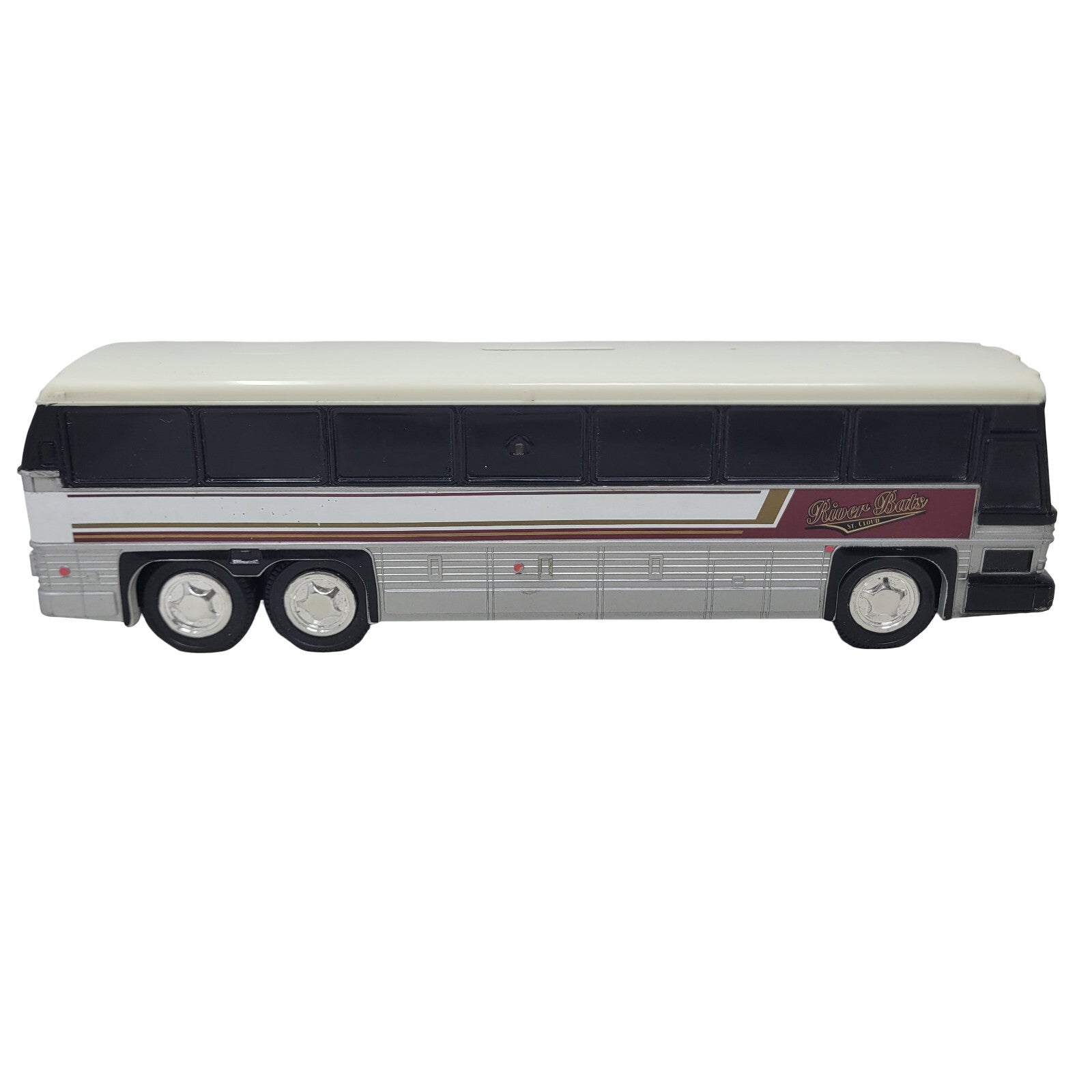 Vintage St Cloud River Bats Team Bus Coin Bank Voigt's 2003 Northwoods League SG - Panic 39