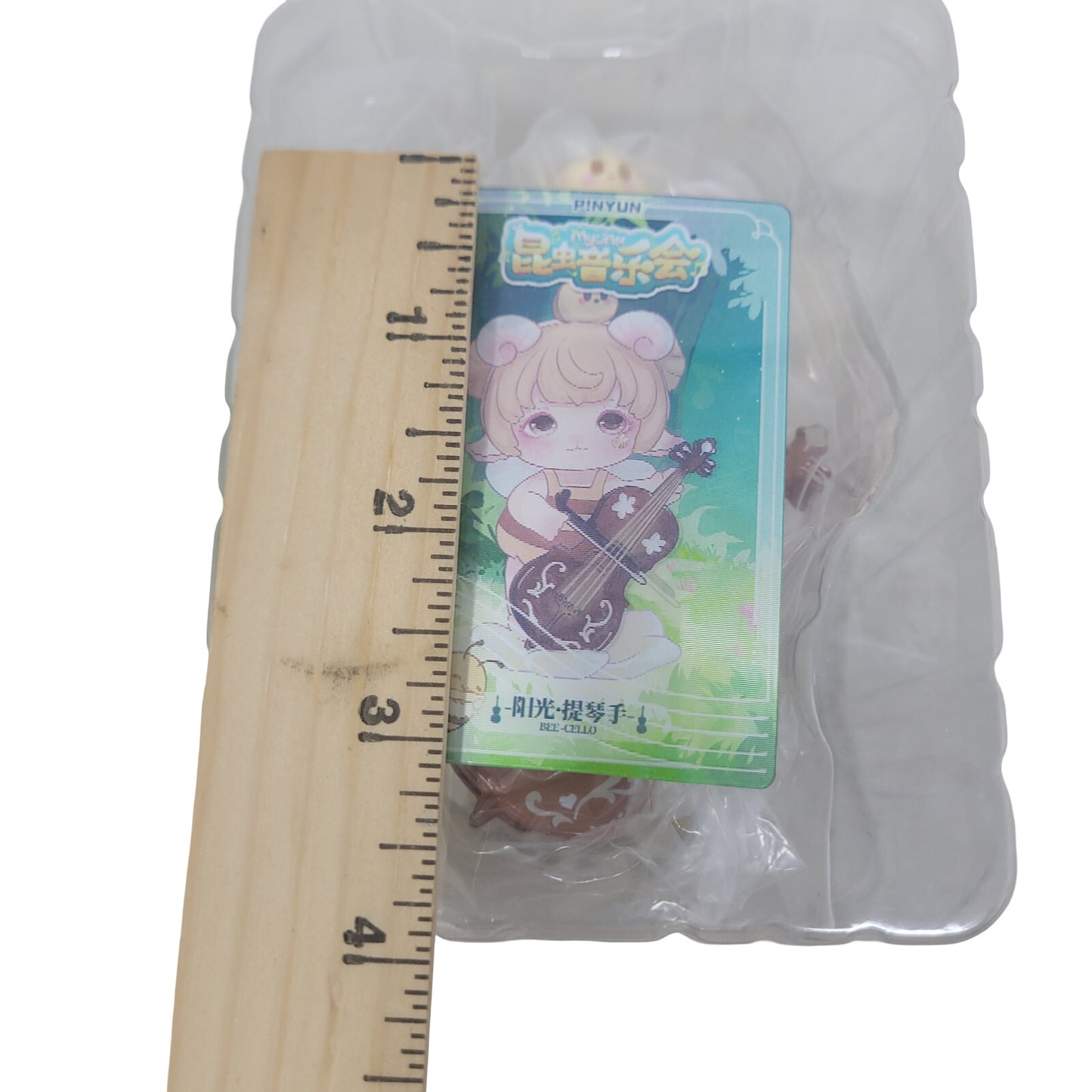 Bee Cello Normal PINYUN MIJUAN Insects Concert Trading Vinyl Figure & Card New - Panic 39