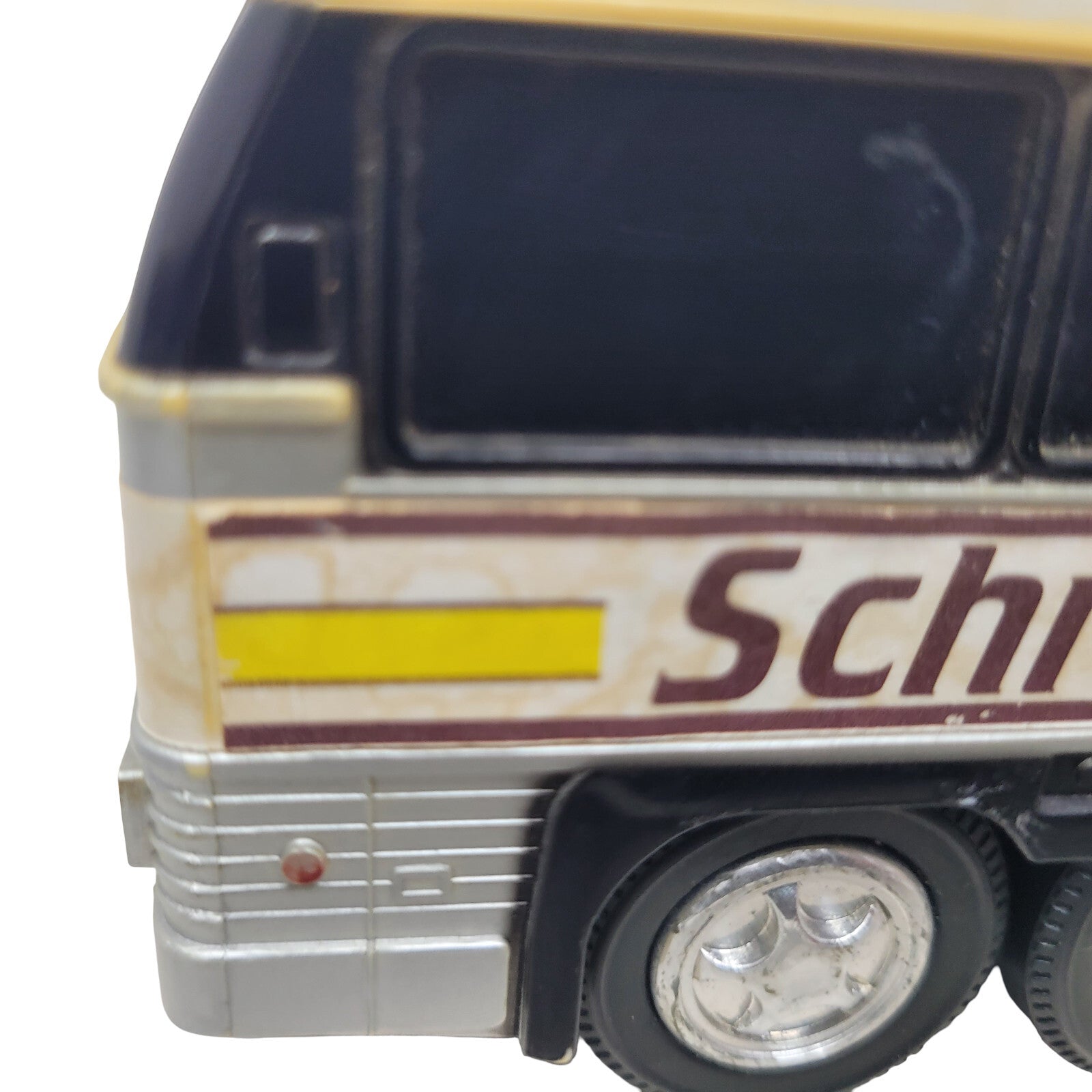 Schrock Charter Bus Vintage MCI Motorcoach Plastic Coin Bank Royal Coach No 200 - Panic 39