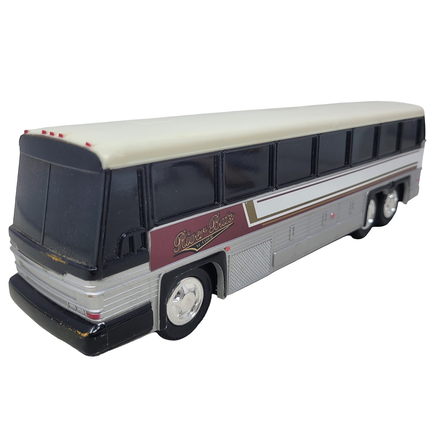 Vintage St Cloud River Bats Team Bus Coin Bank Voigt's 2003 Northwoods League SG - Panic 39