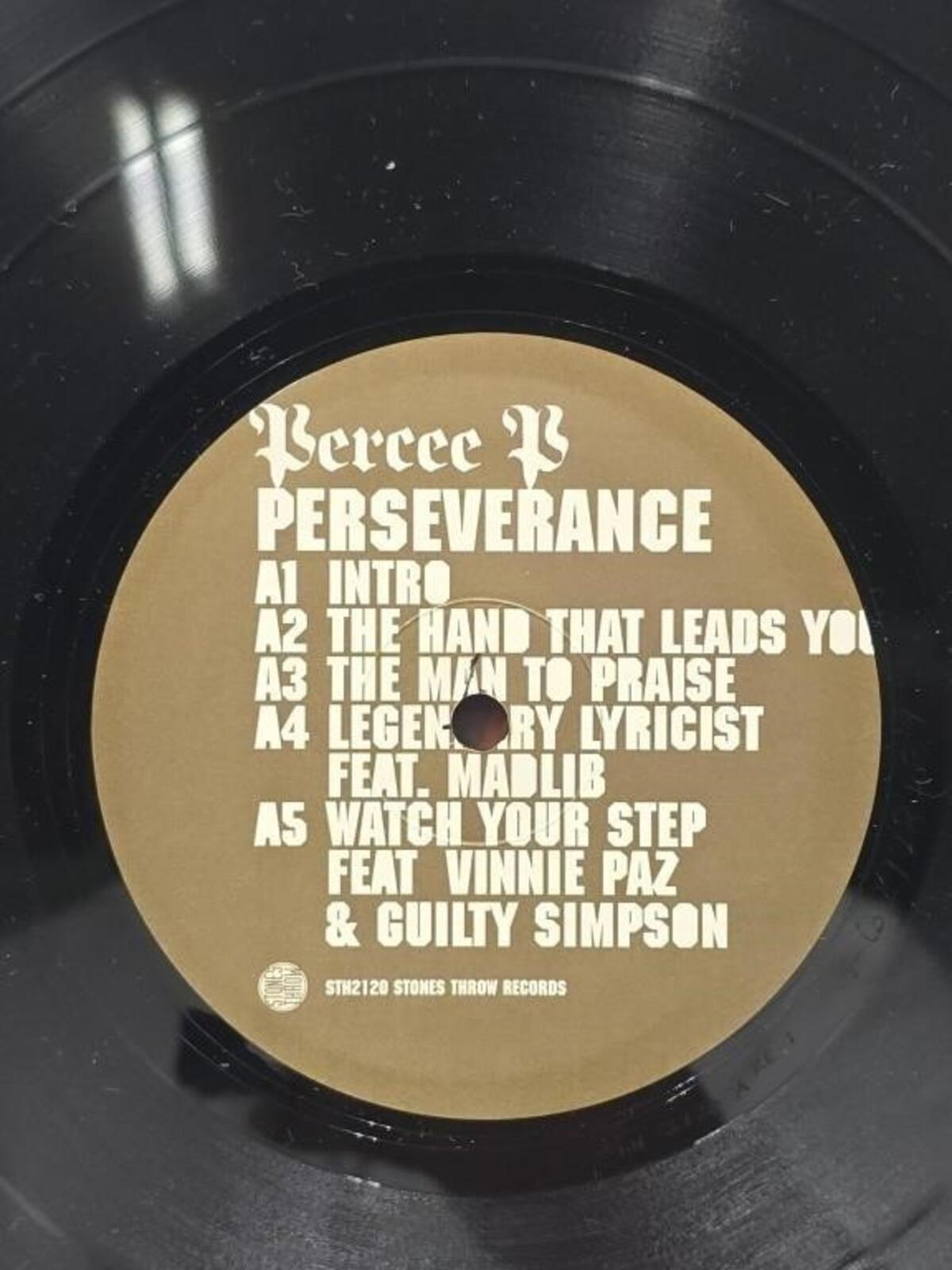 Signed Perseverance Percee P  2007 Stonesthrow RARE 2LP Vinyl Record Autographed - Panic 39