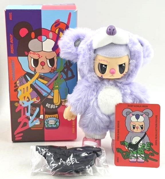 ChaoSweet Rebel Bear Find a Bag Dust Koala Plush Blind Box Confirmed - Panic 39