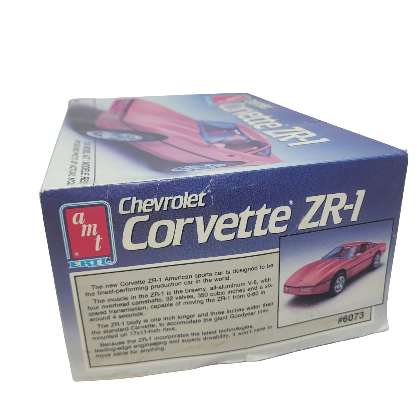 AMT Ertl Chevrolet Corvette ZR-1 1989 Model Kit 6073 1/25 Scale Open Box - Panic 39