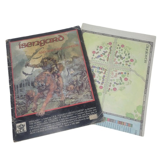 Isengard and Northern Gondor (Middle Earth Role Playing/MERP) With pull out map
