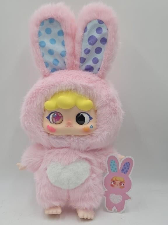 MIGO 400% Give Yourself A Hug Dreamy Bonnie Pink Bunny Plush Confirmed New open - Panic 39