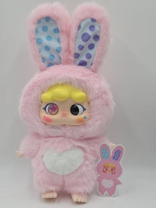 MIGO 400% Give Yourself A Hug Dreamy Bonnie Pink Bunny Plush Confirmed New open - Panic 39