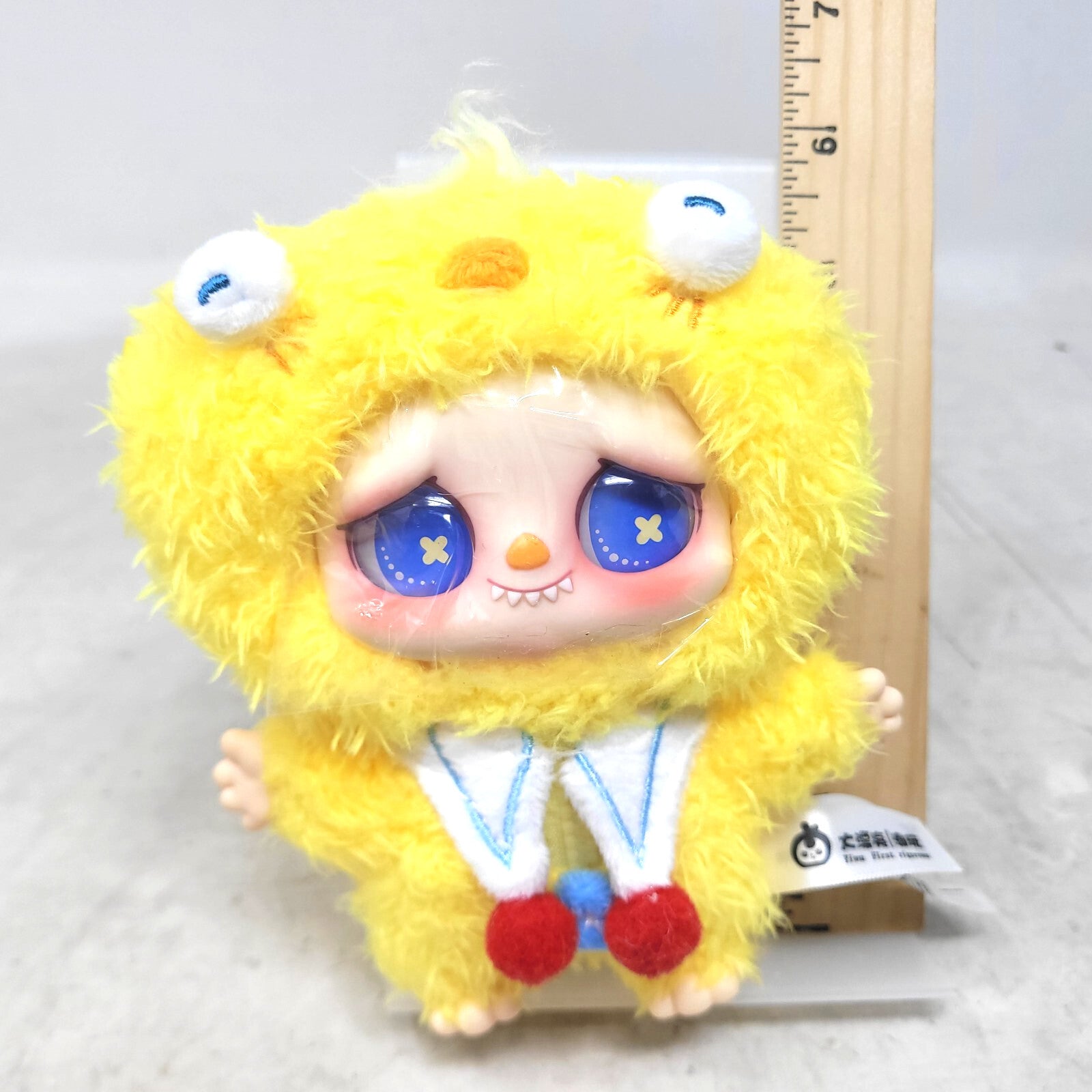 Cureplaneta PIPIZI Fluffy Crit Squad Yellow Chick Plush Charm Keychain PPZ0427 - Panic 39