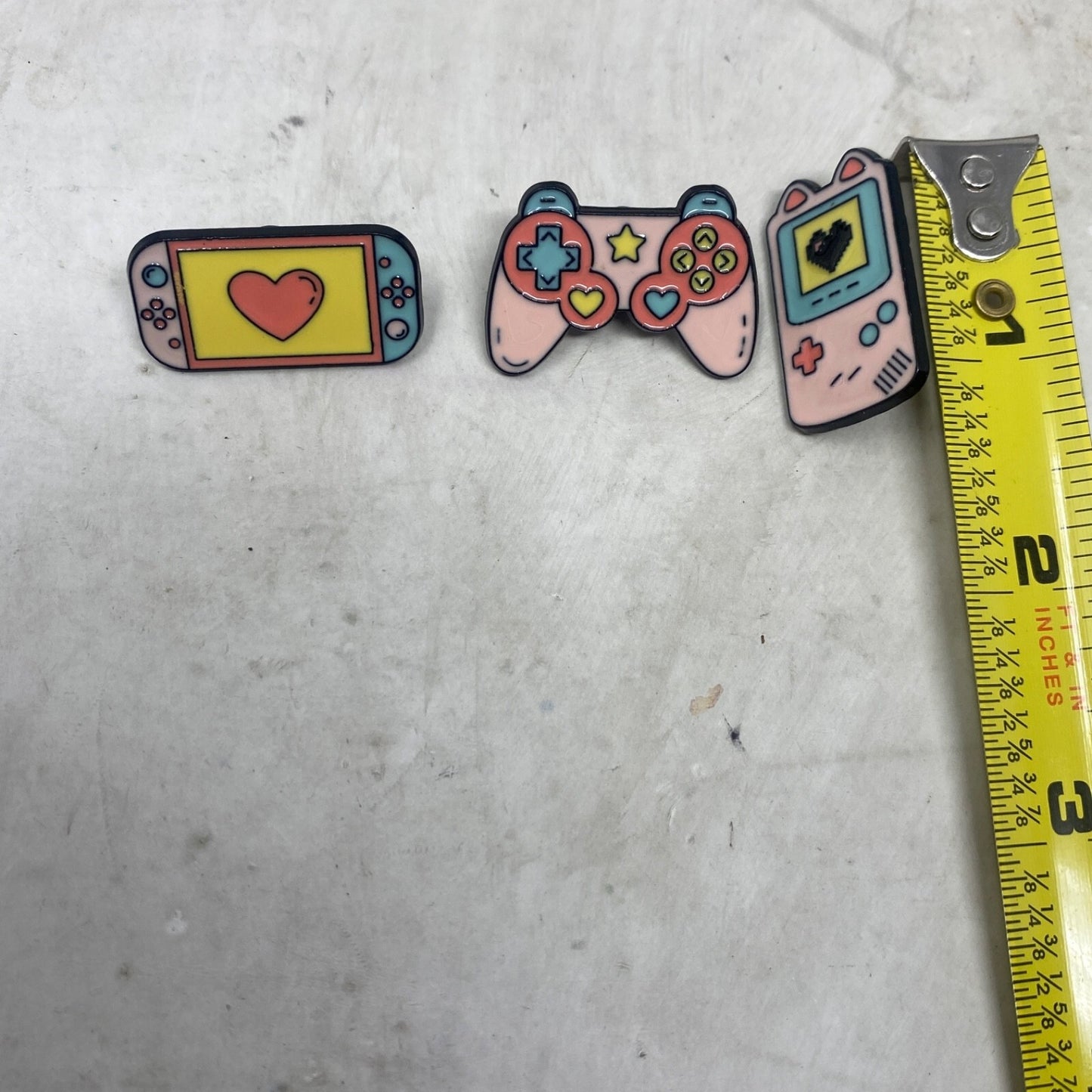 Gaming Enamel Pins Jewelry Accessories 3 Piece