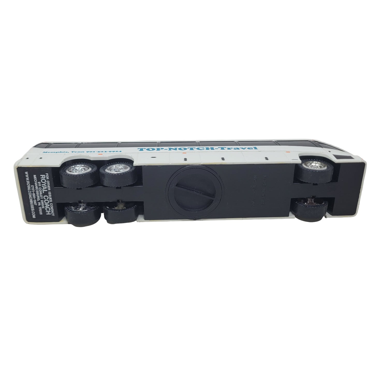 Royal Coach MCI Bus Coin Bank Top-Notch-Travel 2001 Memphis TN Charter Model T21 - Panic 39