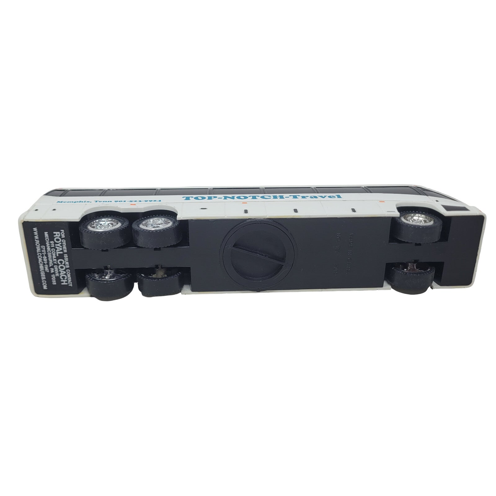 Royal Coach MCI Bus Coin Bank Top-Notch-Travel 2001 Memphis TN Charter Model T21 - Panic 39