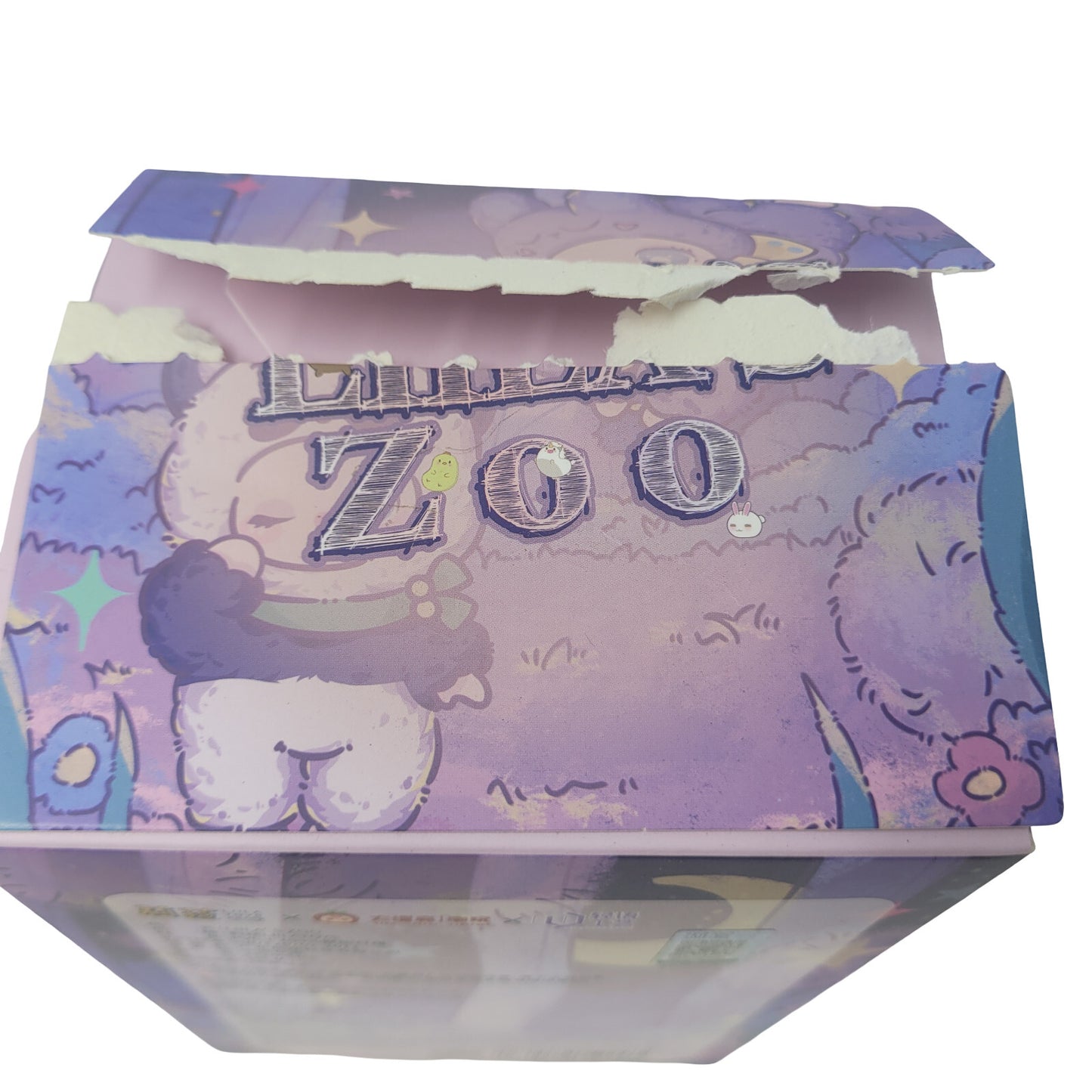 Liila's Zoo Liila is a Painter Blind Box Purple Bunny Plush Pendant Keychain 6"