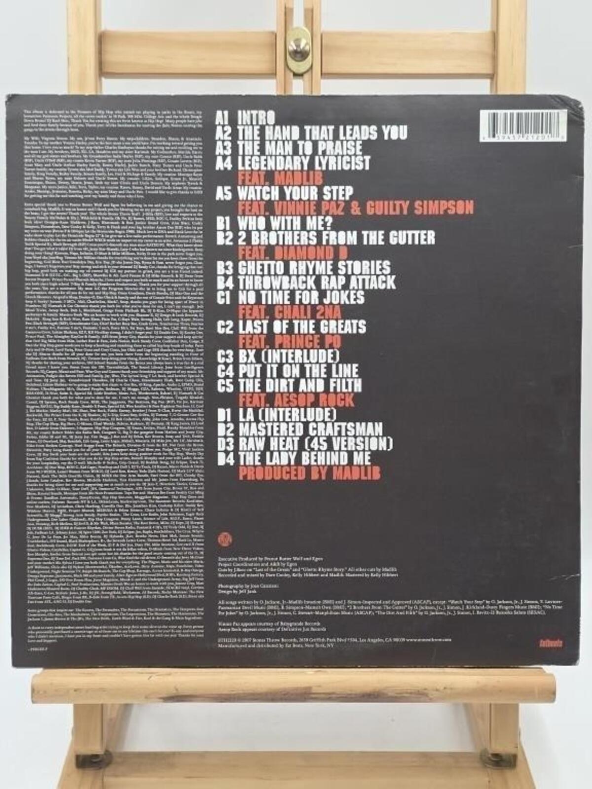 Signed Perseverance Percee P  2007 Stonesthrow RARE 2LP Vinyl Record Autographed - Panic 39