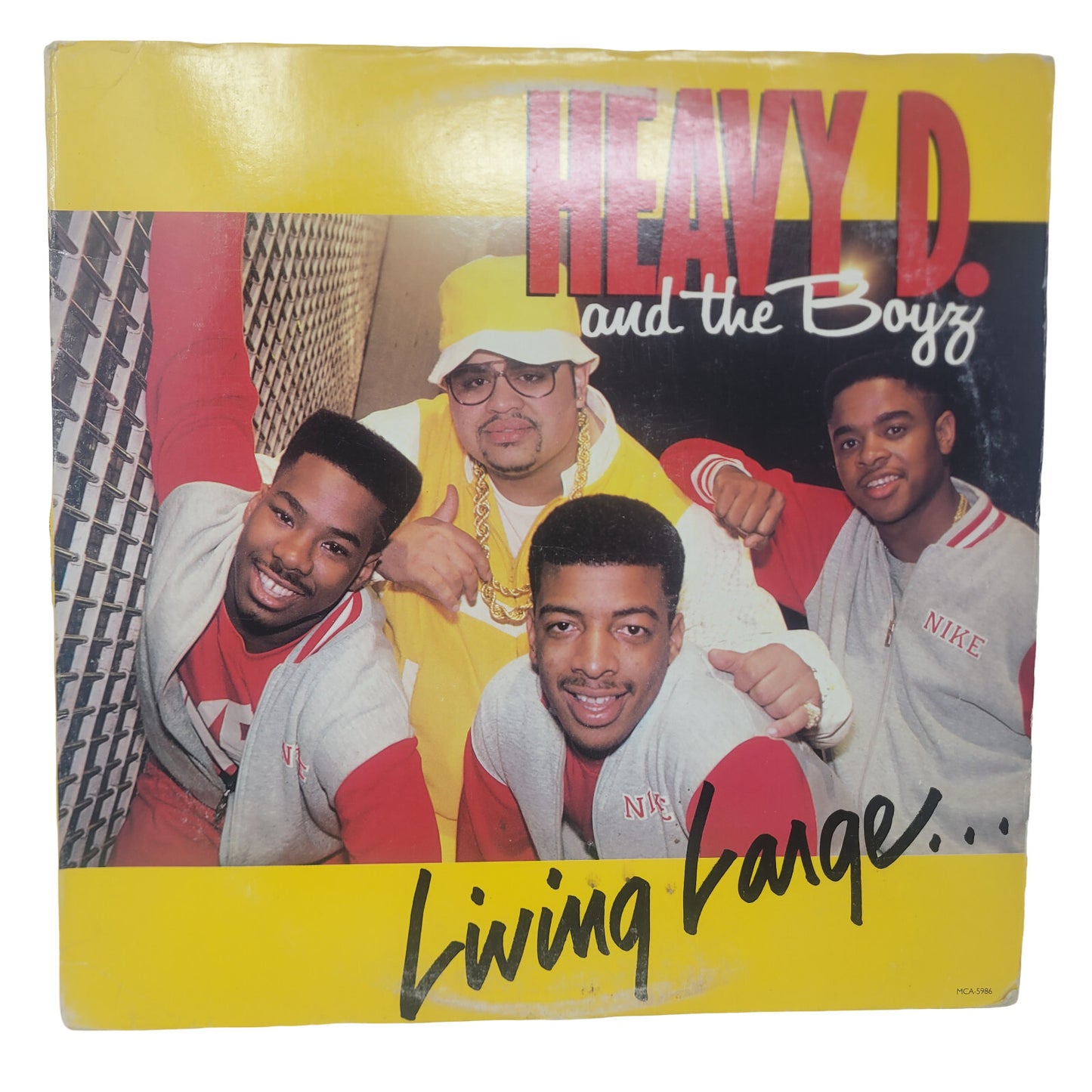 Heavy D & The Boyz – Living Large LP Vinyl Record 1987 MCA Hip Hop