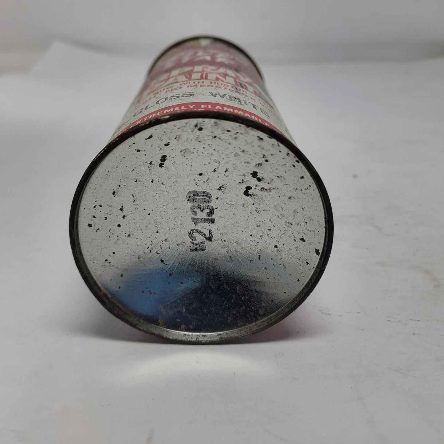RARE Vintage PAINT-O-MATIC FIVE STAR Graffiti Gloss White 501 Spray Paint Can