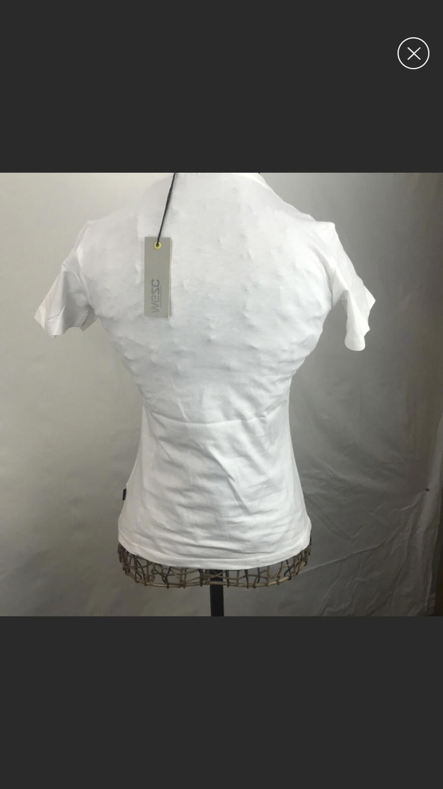 WeSc fonetic white T-shirt Women’s Size Medium Streetwear Hip Hop Rave Vintage - Panic 39