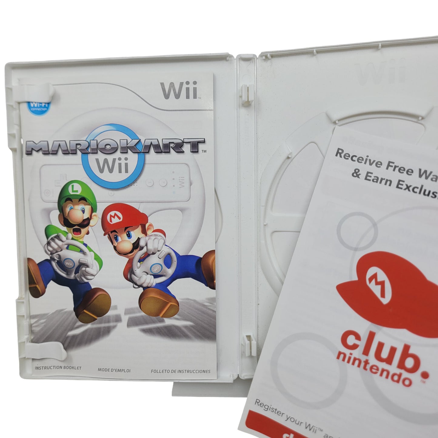 Mario Kart Wii Nintendo Wii Case & Manual Only NO DISC Included Authentic - Panic 39