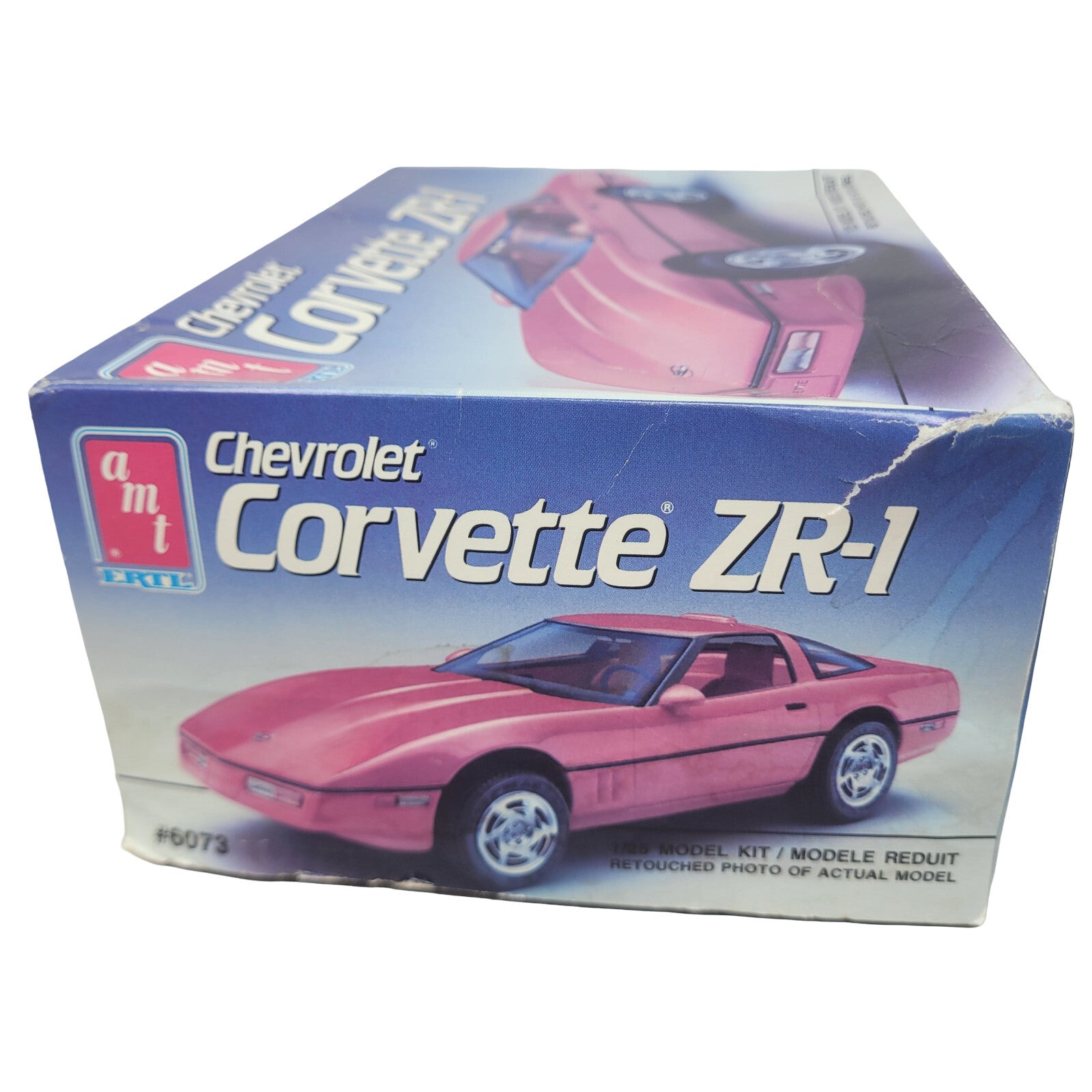 AMT Ertl Chevrolet Corvette ZR-1 1989 Model Kit 6073 1/25 Scale Open Box - Panic 39