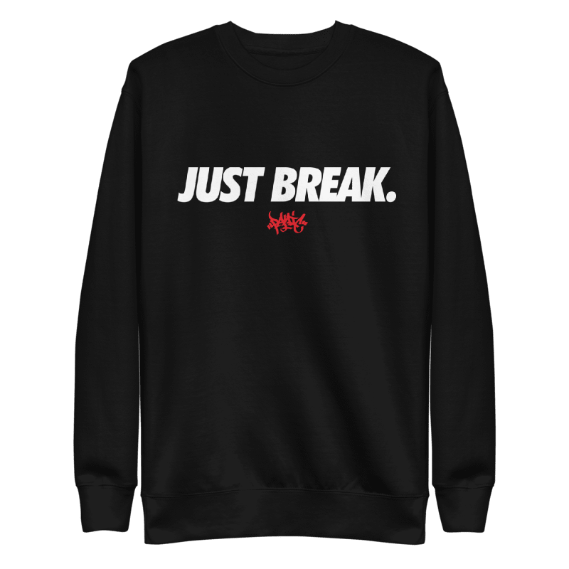 JUST BREAK Mens Crewneck Sweatshirt