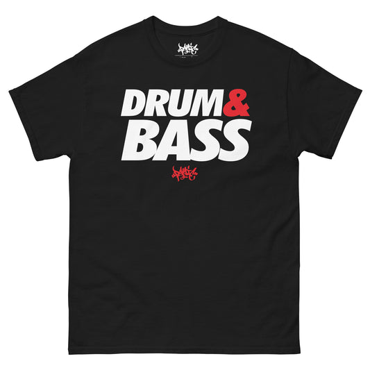 Drum and Bass Mens Panic 39 T-Shirt Black