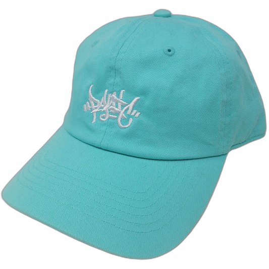 THE TAG LOGO DAD HAT IN TURQUOISE BLUE