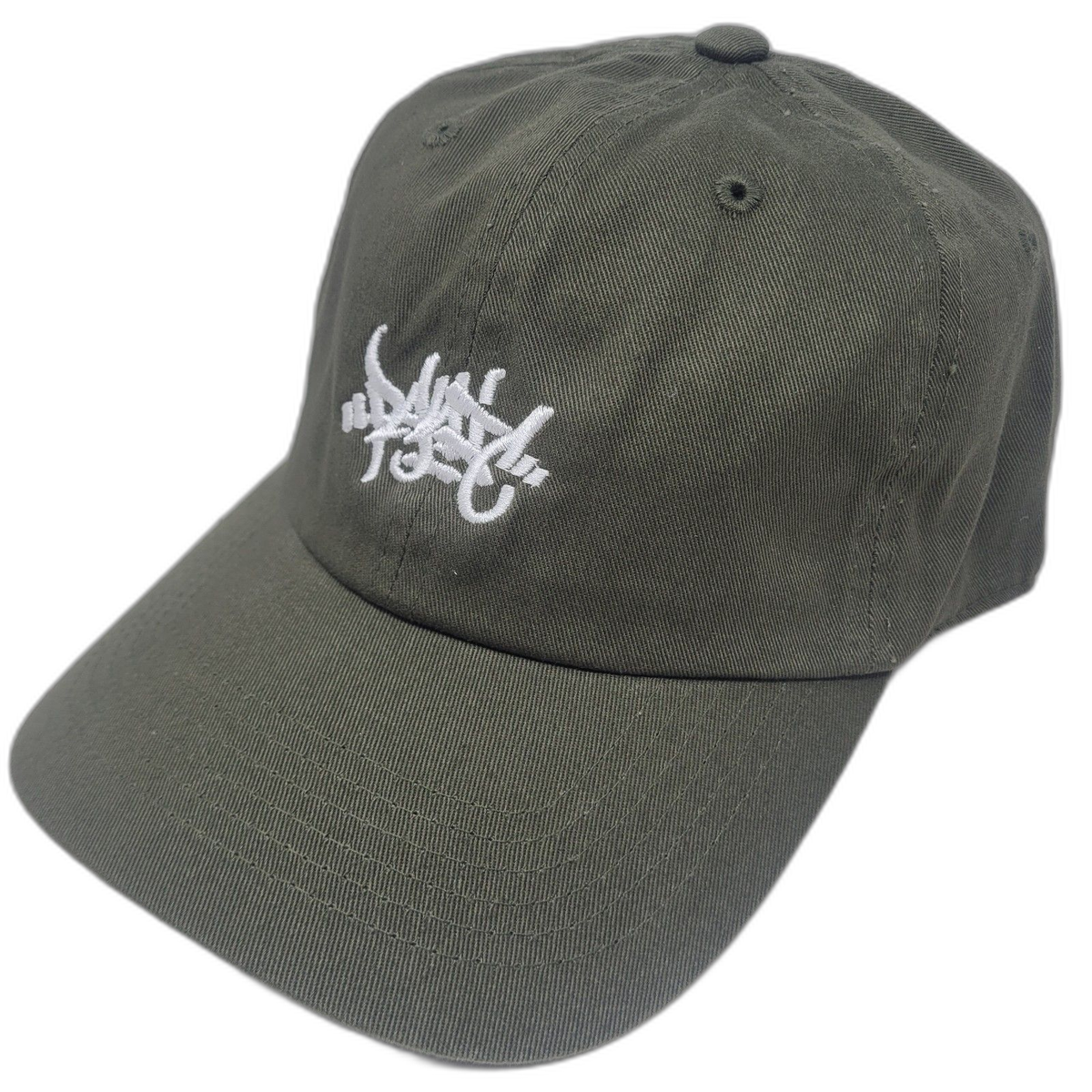 THE TAG LOGO DAD HAT IN OLIVE GREEN - Panic 39