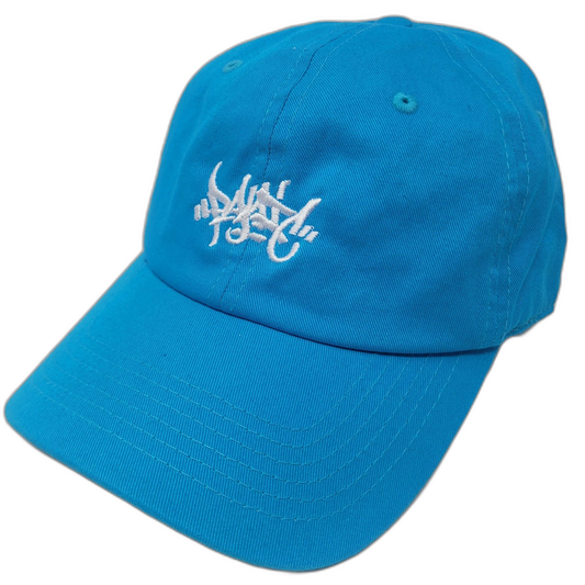 THE TAG LOGO DAD HAT IN OCEAN BLUE