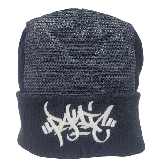 THE KIDS PADDED SPINCAP HEADSPIN BEANIE IN BLACK