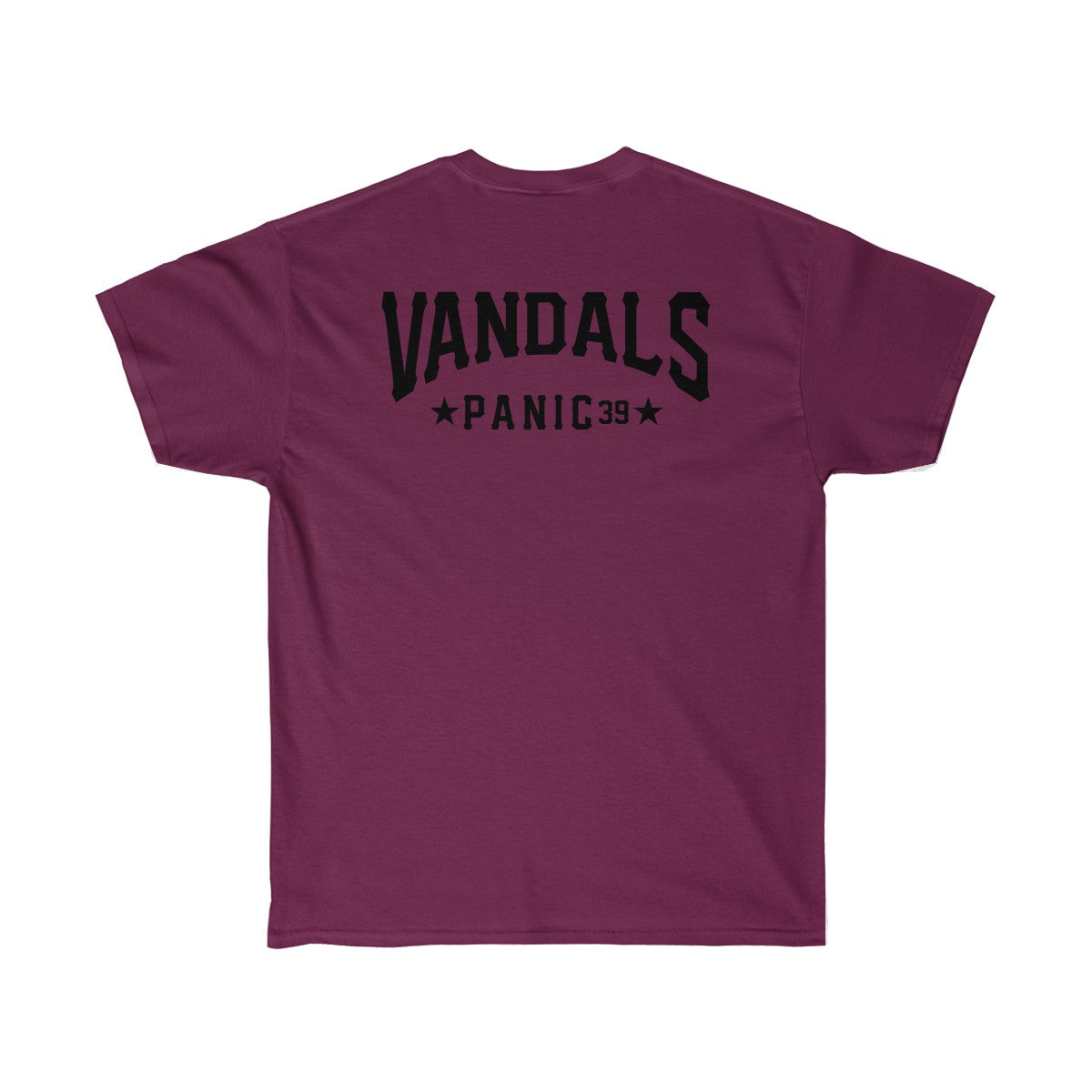 Panic 39 Mens Vandals T-Shirt - Black Print - Street Dance 