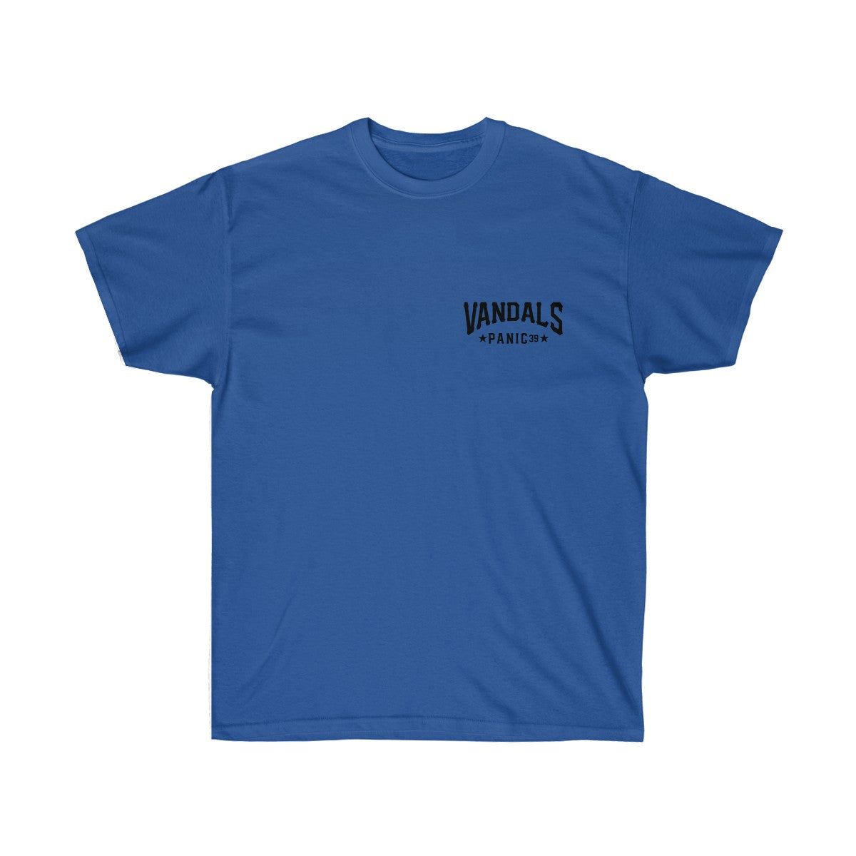Panic 39 Mens Vandals T-Shirt - Black Print - bboy t-shirt